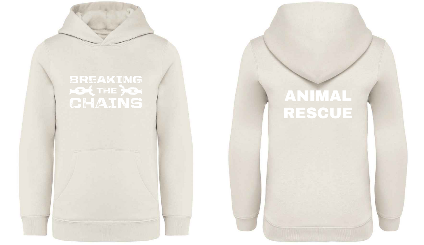 Breaking The Chains: Animal Rescue Kids Hoodie