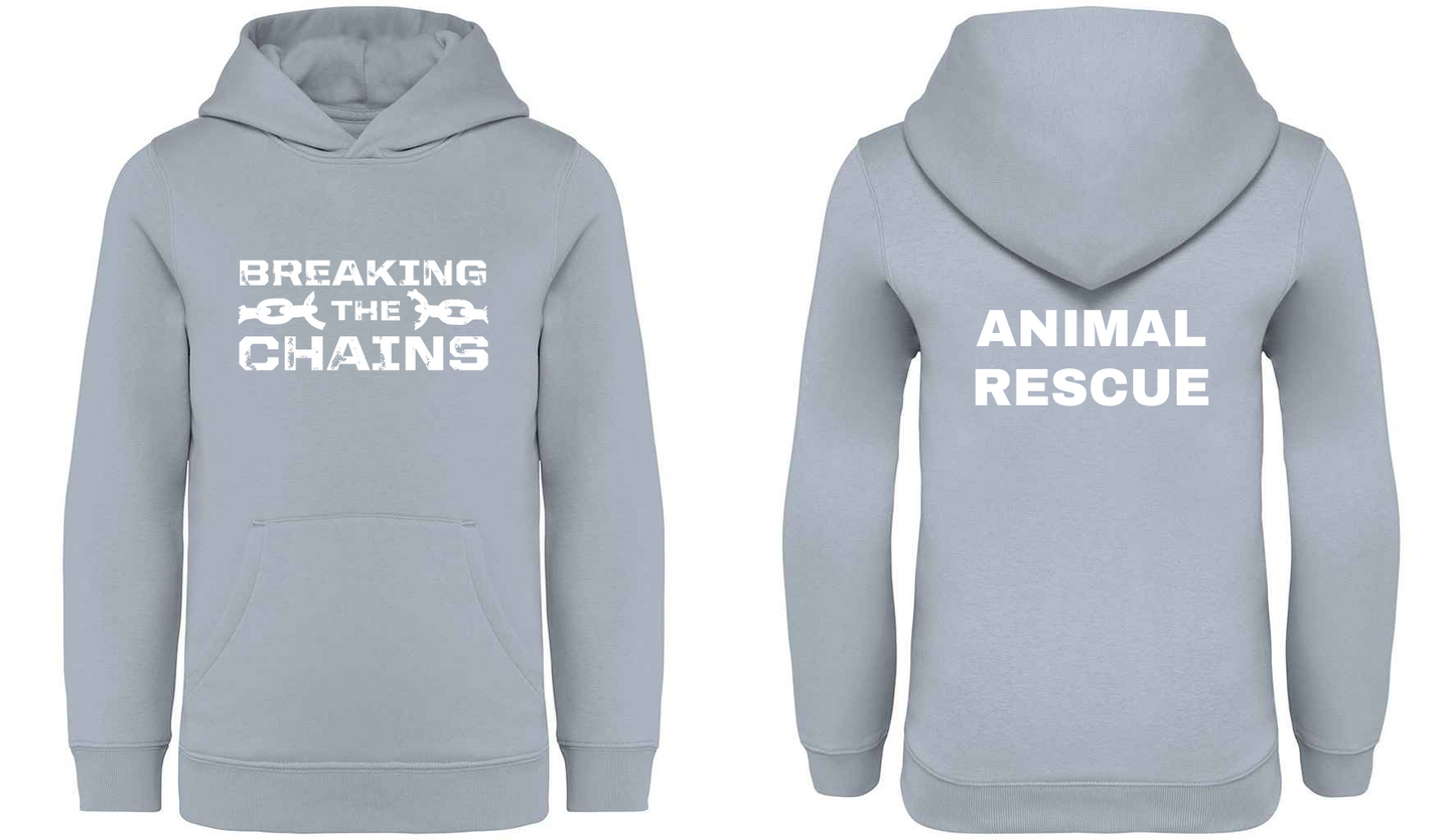 Breaking The Chains: Animal Rescue Kids Hoodie