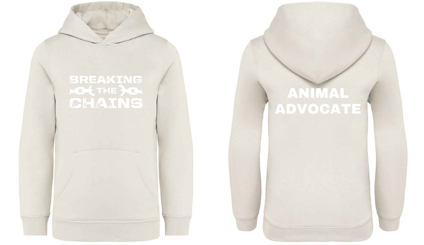 Breaking The Chains: Animal Advocate Kids Hoodie