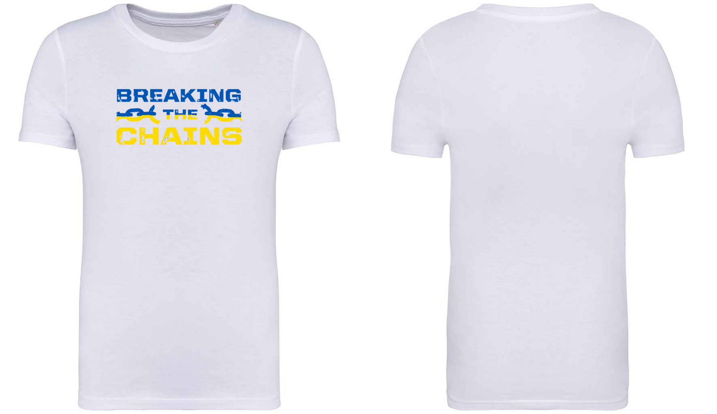 Ukraine Breaking The Chains Kids T-Shirt