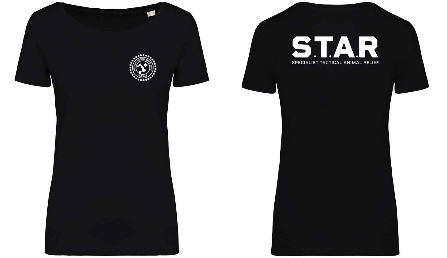 S.T.A.R Print and Logo Ladies T-Shirt