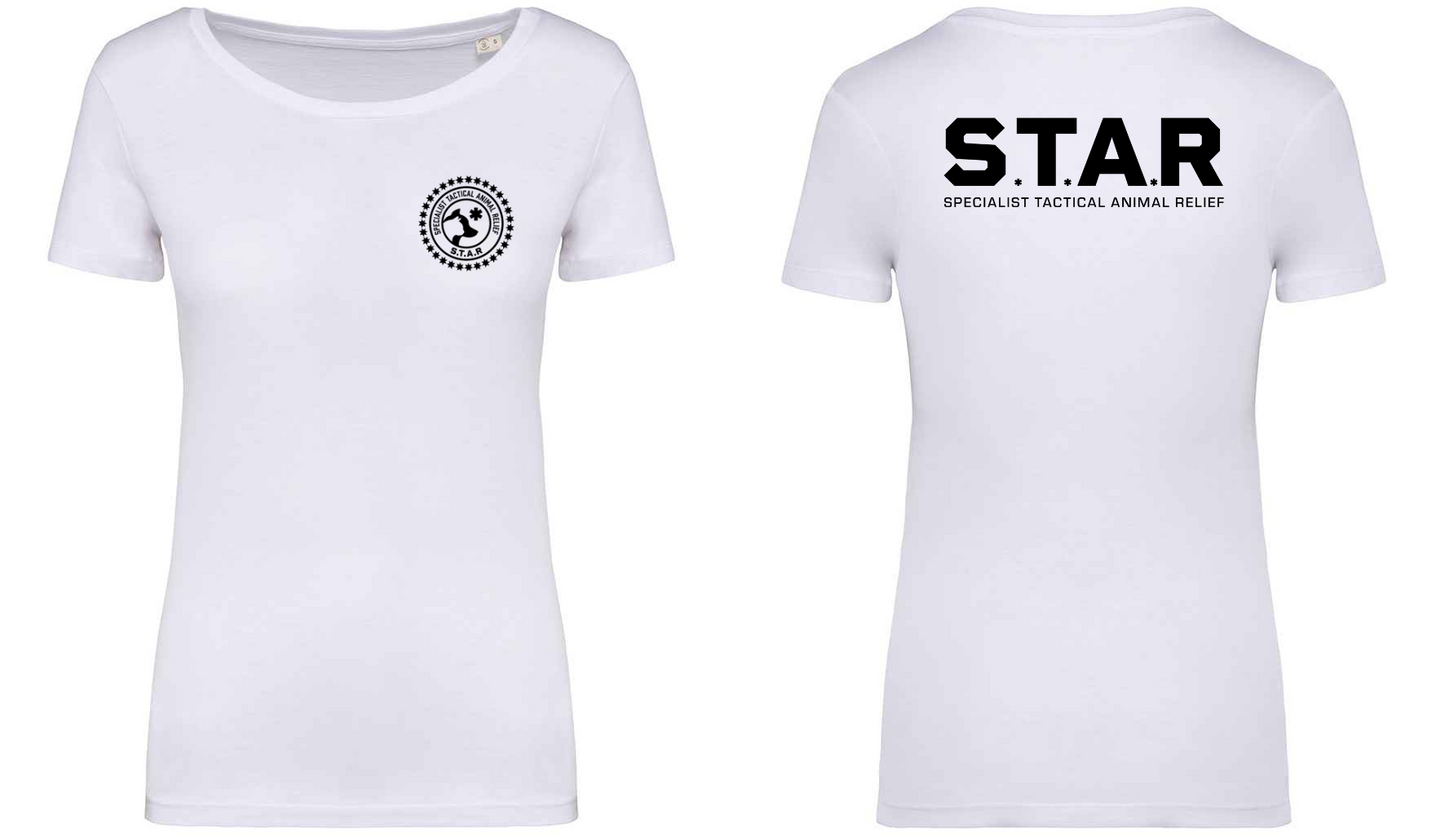 S.T.A.R Print and Logo Ladies T-Shirt