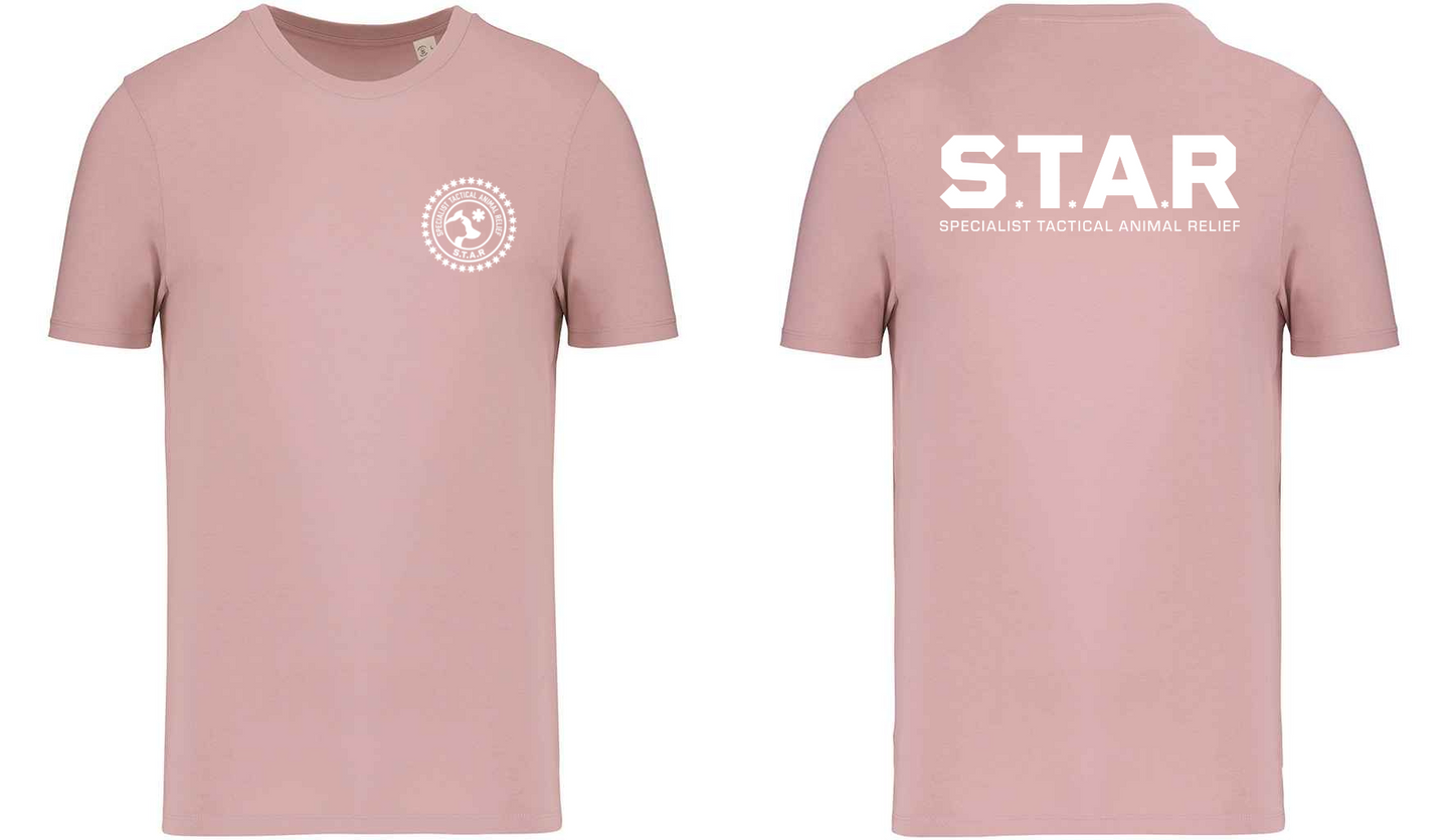 S.T.A.R Print and Logo Unisex T-Shirt